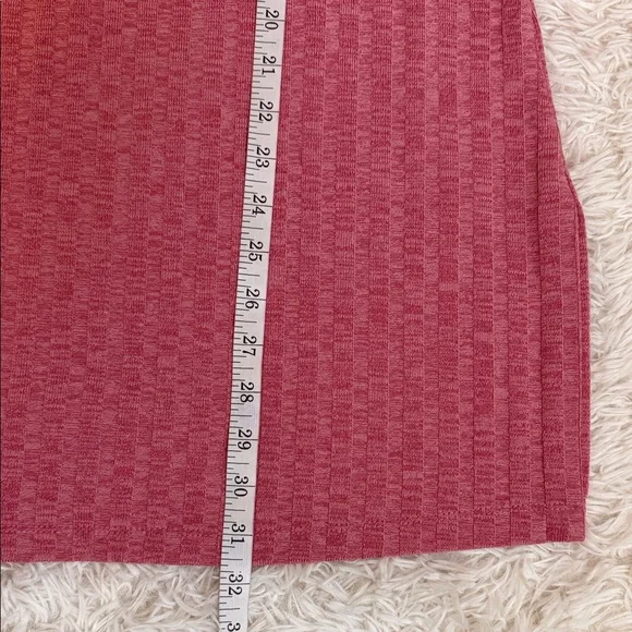 Plus Size CJ Banks 1X Sleeveless Tunic Knit Tank - Pink - Picture 6 of 7